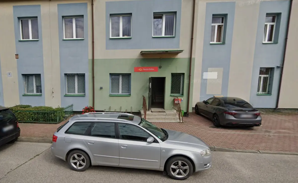 Tło wizytówki Poczta Polska Czerwin - Urząd Pocztowy